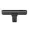 Gliderite Hardware 2-1/4 in. Center to Center Solid Flat T Knob Matte Black 4842-T-MB-1 - alternate 1
